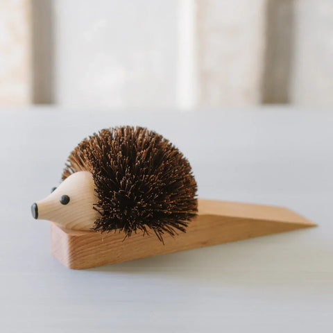 Hedgehog Wooden Door Stop