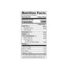 Nutrition facts label for a product with 100 calories per serving