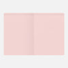 Rectangular pink object on a light gray background