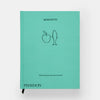 Book cover with illustrations of an apple and a fish on a teal background