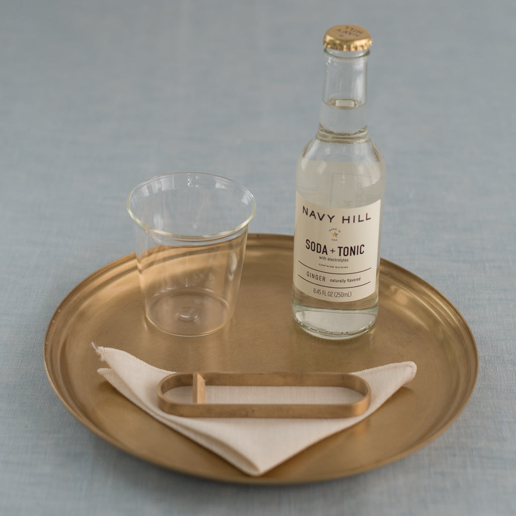 brass bottle opener - modern bottle opener - 