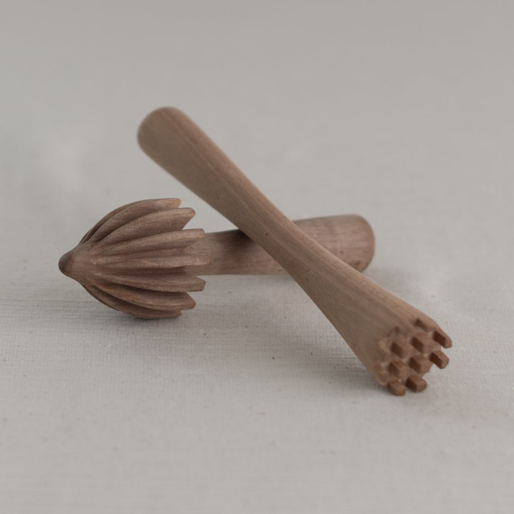 Muddler-reamer-roost-bartender tools-home bar gifts - cocktail set- wooden reamer - wooden muddler