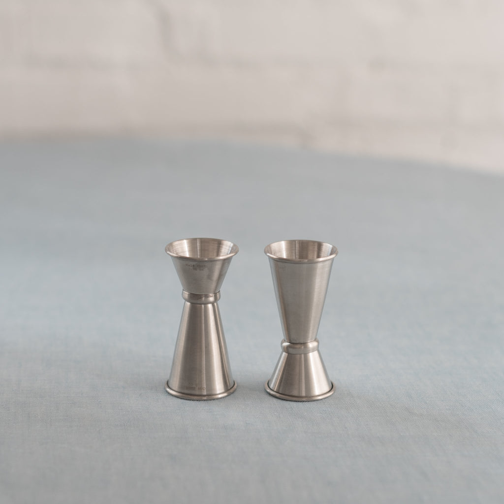 stainless steel jigger - barware - modern barware - measuring jigger - shot bar measure - W&P barware - cocktail jigger