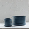 ocean planter - blue planter - pinched planter - elizabeth benotti planter - planter 